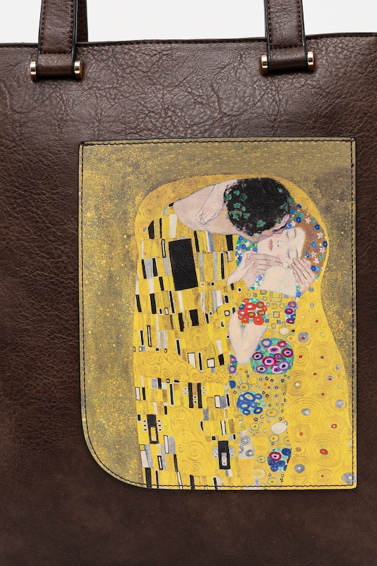 Kabelka dámska z kolekcie Eviva L'arte hnedá farba RS25.TOD256