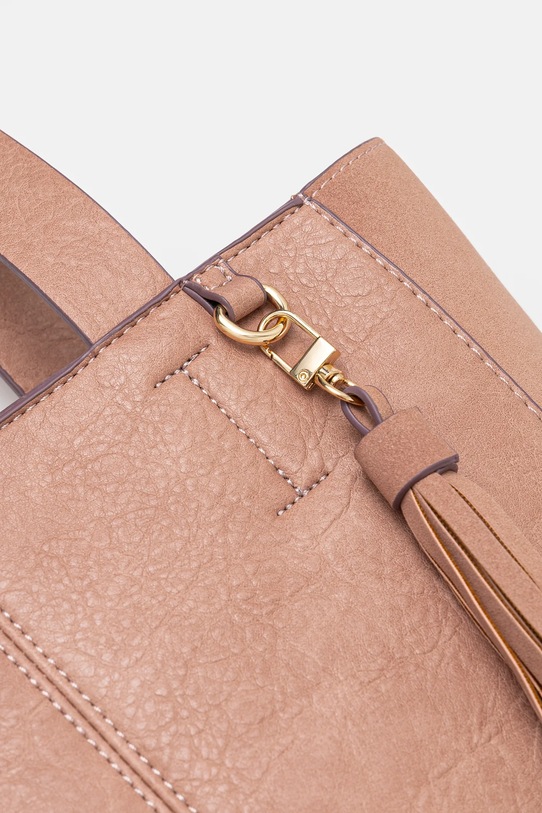 Kabelka dámská z ekokůže růžová barva růžová RS25.TOD305