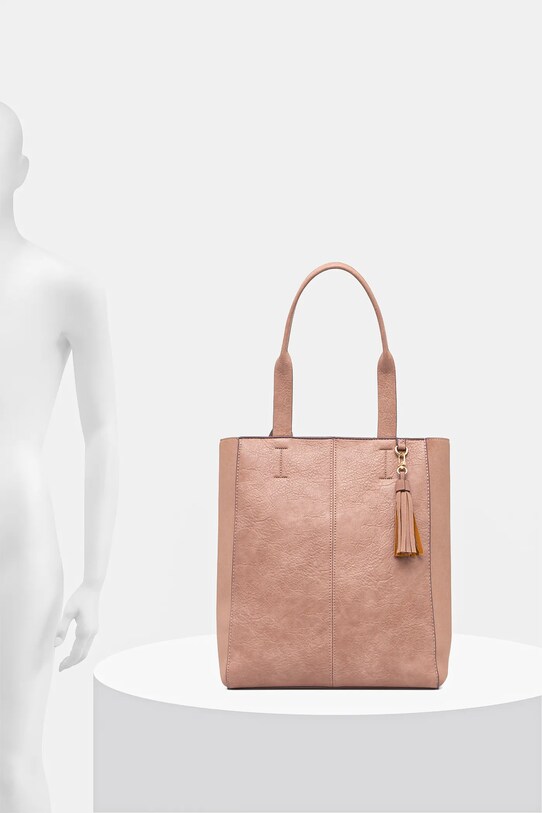 Kabelka dámská z ekokůže růžová barva RS25.TOD305