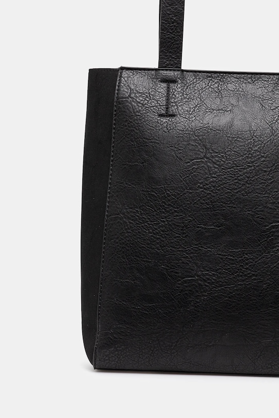 Doplnky Kabelka dámska z ekologickej kože čierna farba RS25.TOD305 čierna