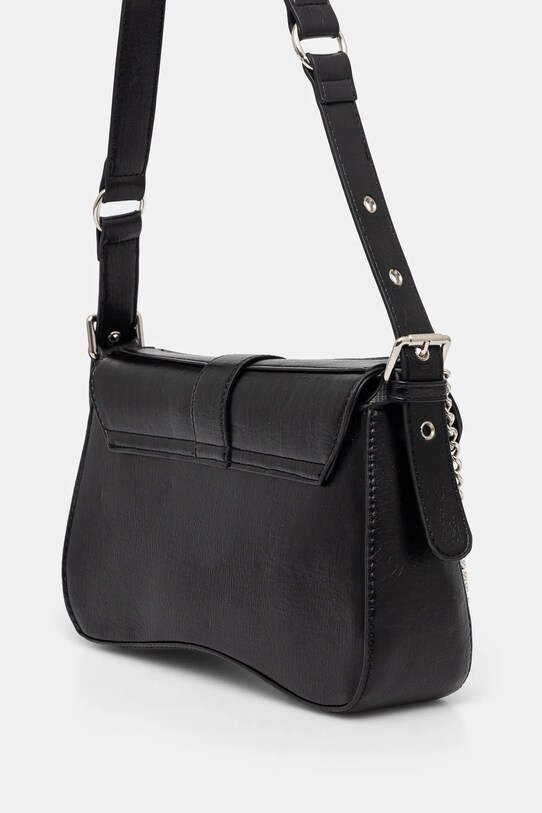 Torebka damska ze skóry ekologicznej kolor czarny czarny RS25.TOD600