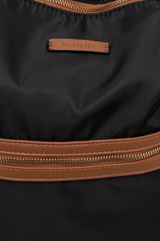 Torebka damska z funkcją plecaka gładka kolor czarny RS25.TOD601 czarny