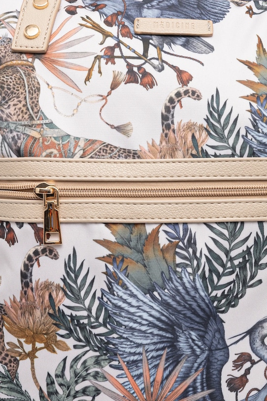 Torebka damska z funkcją plecaka wzorzysta kolor beżowy RS25.TOD605 beżowy