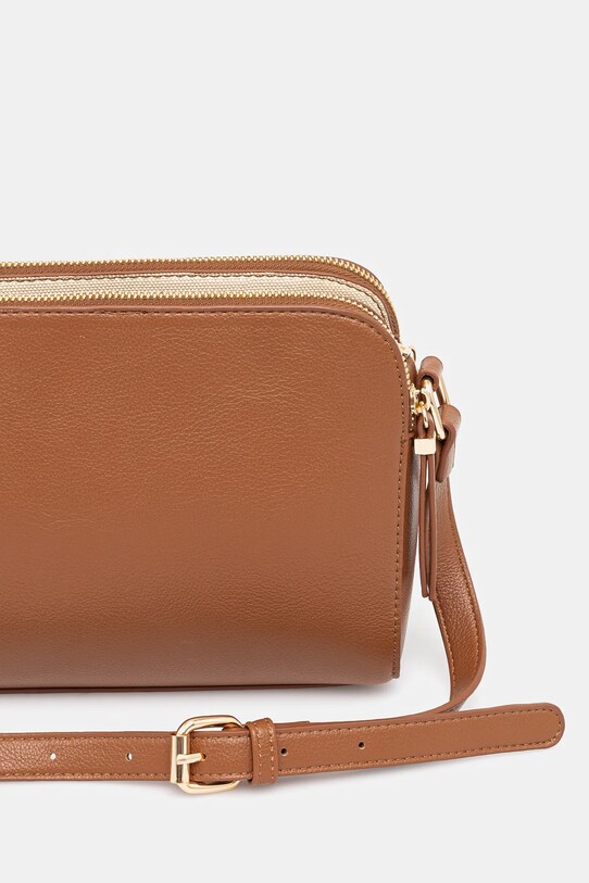 Doplnky Kabelka dámska z ekologickej kože hnedá farba RS25.TOD701 hnedá