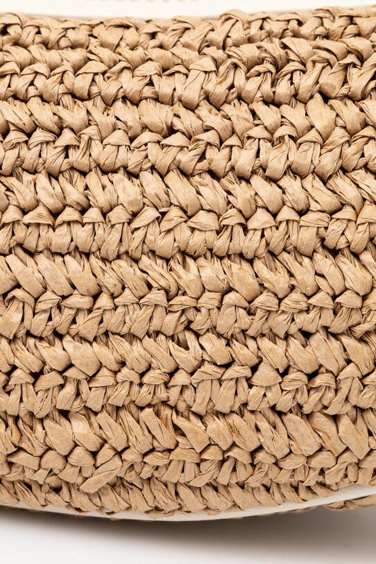 Torebka damska pleciona kolor beżowy beżowy RS25.TOD806