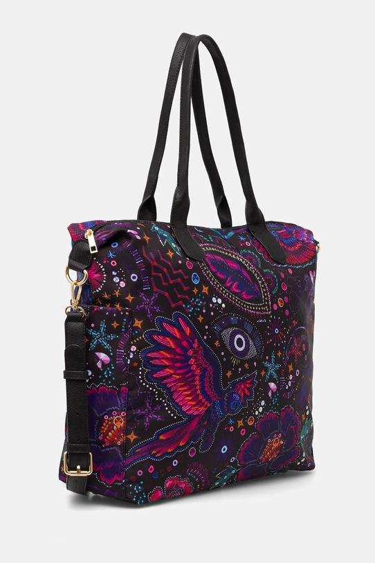 Torebka damska wzorzysta kolor czarny RS25.TODA08 czarny RS25