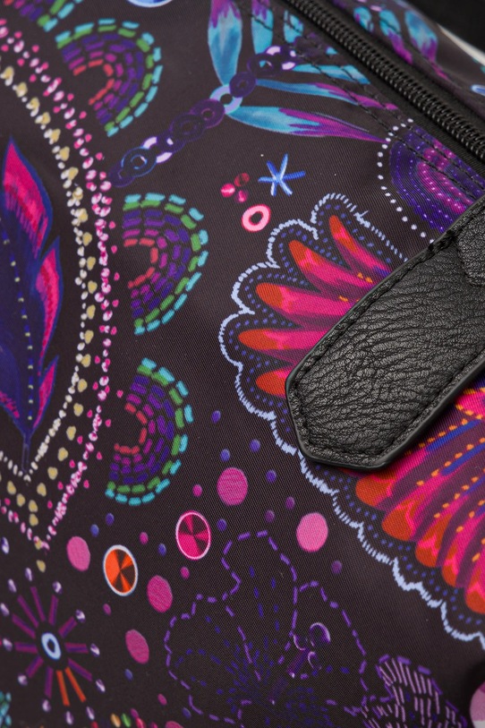 Torebka damska wzorzysta kolor czarny czarny RS25.TODA08