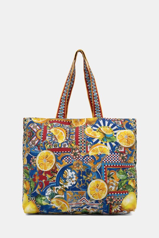 Torebka bawełniana damska wzorzysta kolor multicolor RS25.TODB00 multicolor RS25