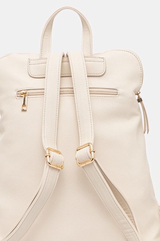 Akcesoria Plecak damski ze skóry ekologicznej kolor biały RS25.TPD701 biały