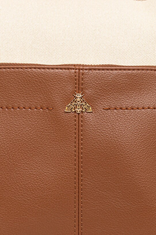 Plecak damski ze skóry ekologicznej kolor brązowy brązowy RS25.TPD701