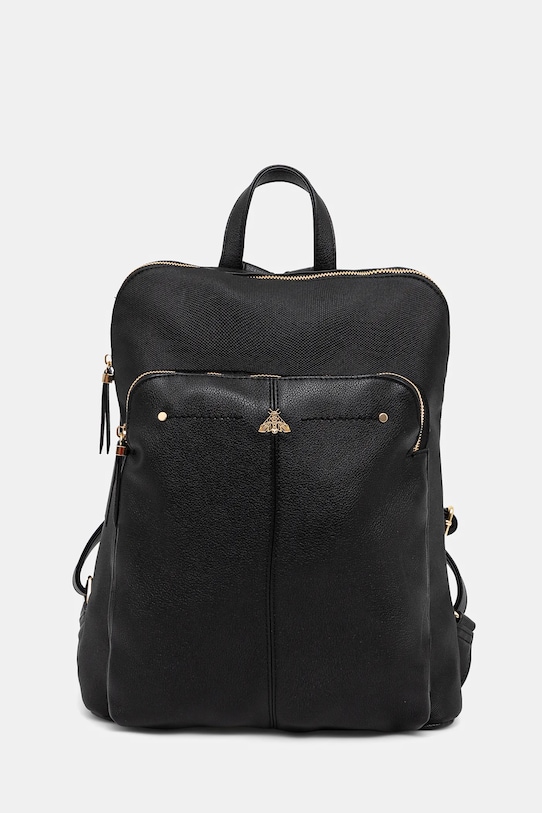 Batoh dámský z ekokůže černá barva vejde se A4 černá RS25.TPD701