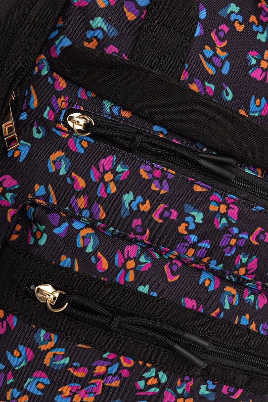 Plecak damski wzorzysty kolor czarny czarny RS25.TPDC00