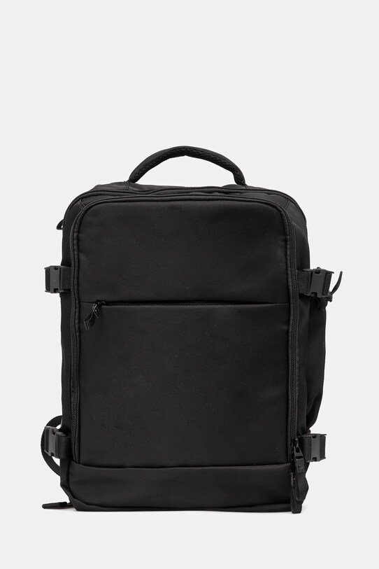 Plecak travel gładki kolor czarny mieści A4 czarny RS25.TPM600