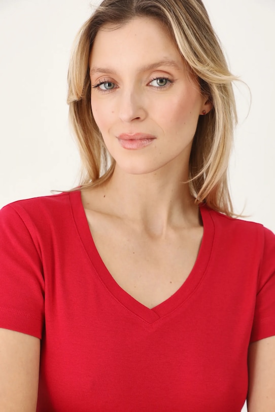 Medicine t-shirt in cotone rosso RS25.TSD050