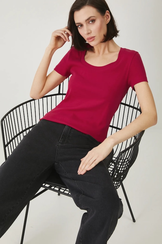 Medicine t-shirt in cotone slim rosso RS25.TSD051