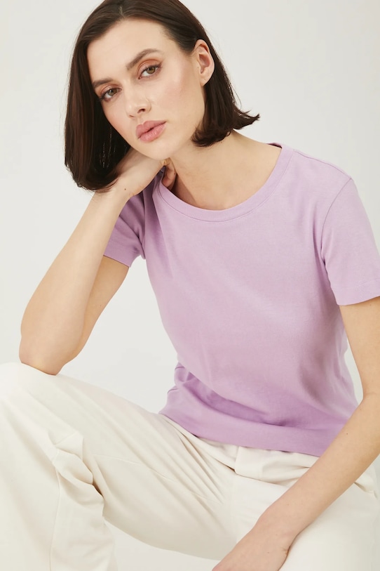 Medicine t-shirt in cotone violetto RS25.TSD053