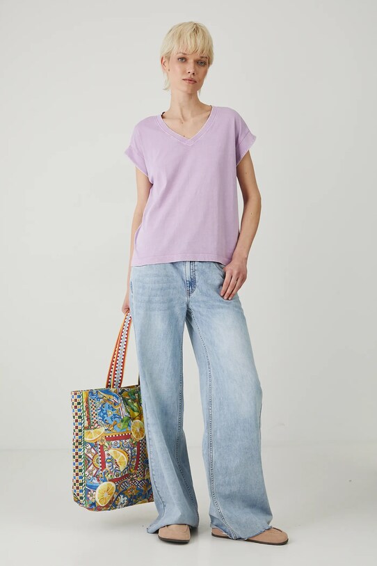 Medicine t-shirt in cotone RS25.TSD082 violetto RS25
