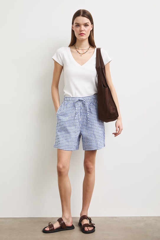 Tričko dámske rebrovaný z modalu biela farba RS25-TSD091 biela RS26