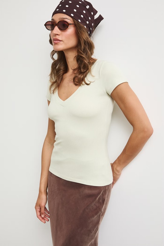 Tričko Medicine slim zelená RS25-TSD091