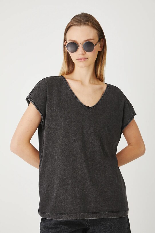 Medicine t-shirt bawełniany bawełna szary RS25.TSD0A1