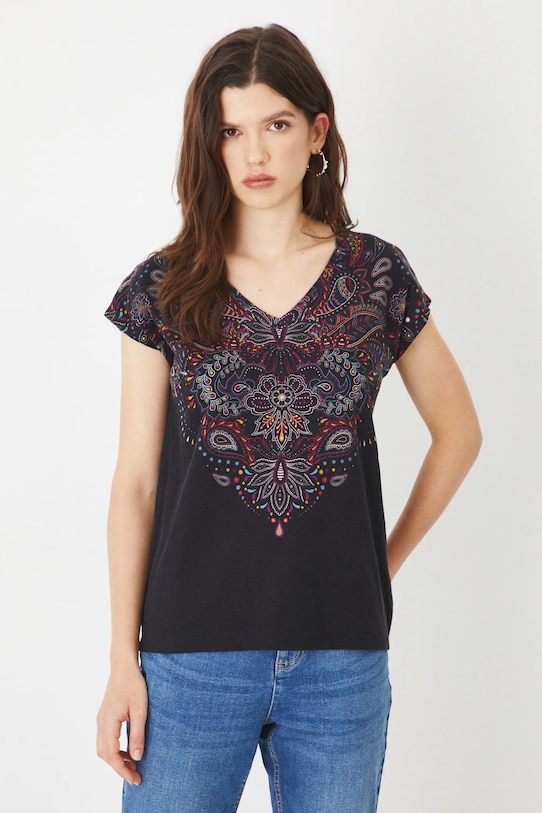 Medicine t-shirt bawełniany nadruk czarny RS25.TSD104
