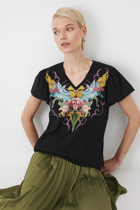 Medicine tricou din bumbac RS25.TSD254 negru RS25