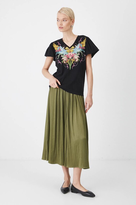 Îmbrăcăminte Medicine tricou din bumbac RS25.TSD254 negru
