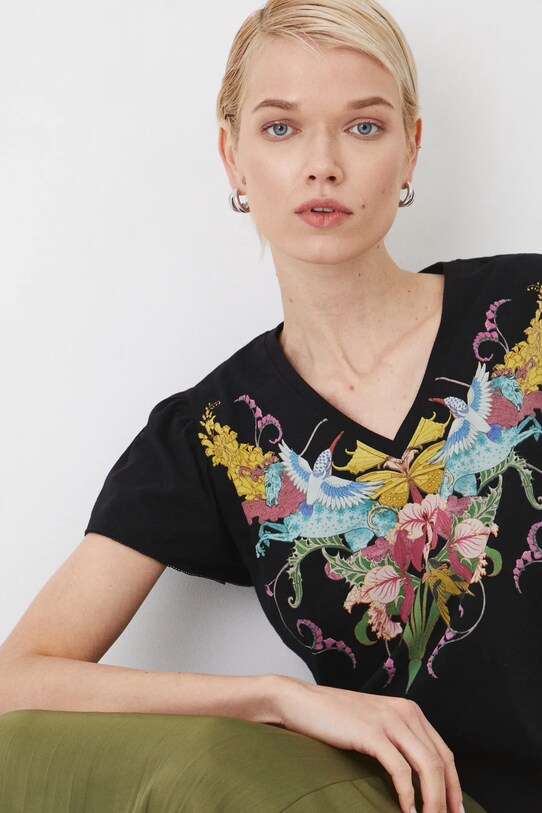 Medicine tricou din bumbac RS25.TSD254 negru