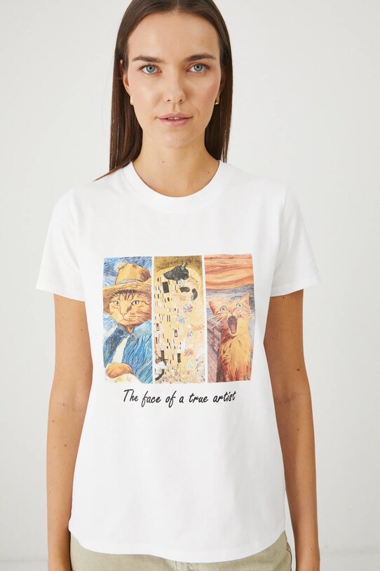 Medicine tricou RS25.TSD352 alb
