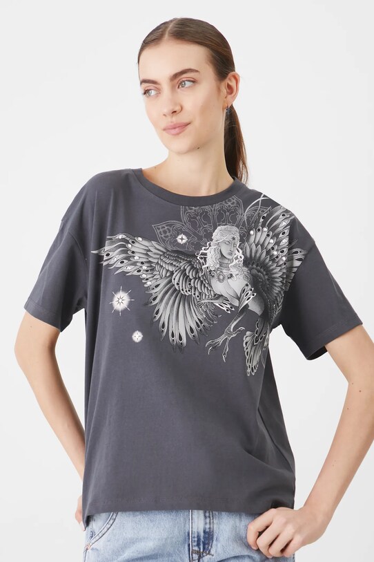 Medicine tricou din bumbac gri RS25.TSD406