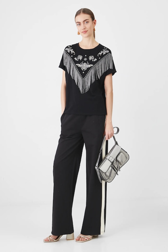 Bavlněné tričko Medicine RS25.TSD409 černá RS25