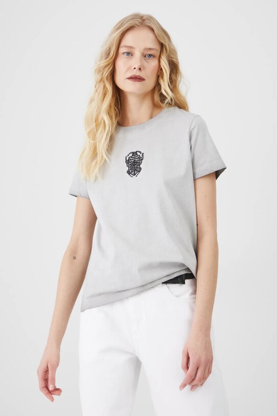 Medicine t-shirt bawełniany szary RS25.TSD608