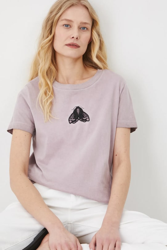 Medicine t-shirt bawełniany regular różowy RS25.TSD608