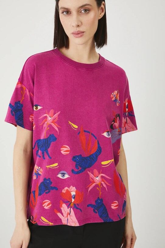 Medicine tricou din bumbac RS25.TSD654 roz
