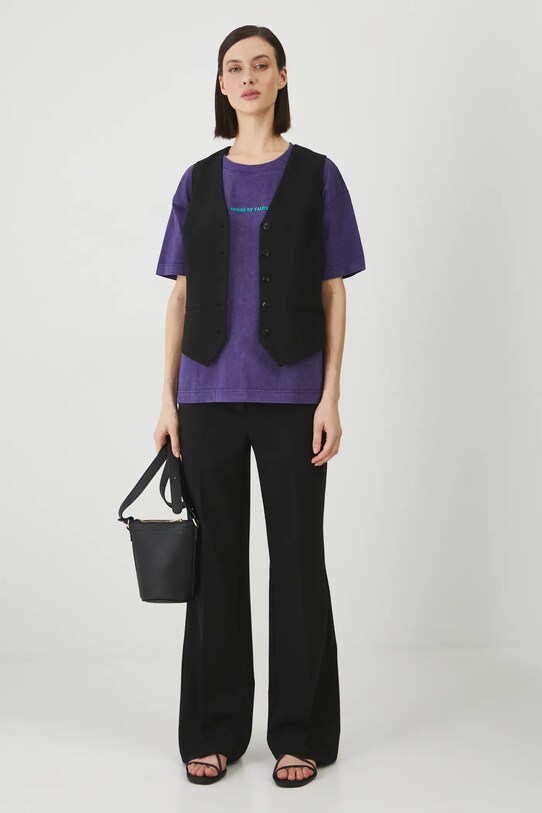 Medicine tricou din bumbac RS25.TSD657 violet RS25