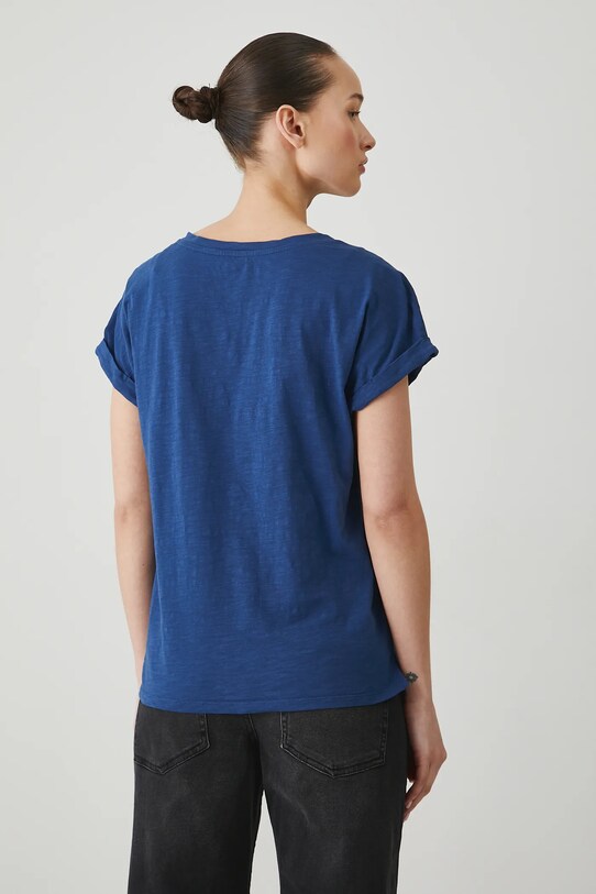 Medicine tricou din bumbac RS25.TSD701 bleumarin RS25