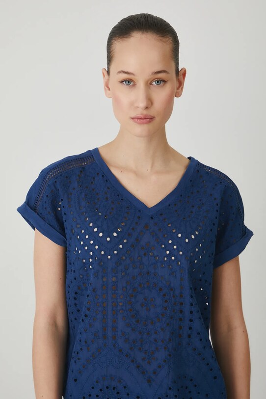 Medicine tricou din bumbac bleumarin RS25.TSD701