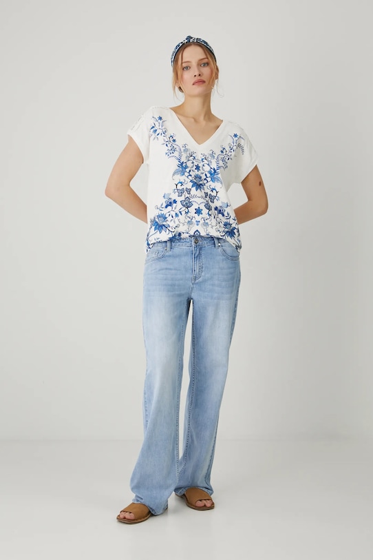 Medicine t-shirt in cotone RS25.TSD710 beige RS25