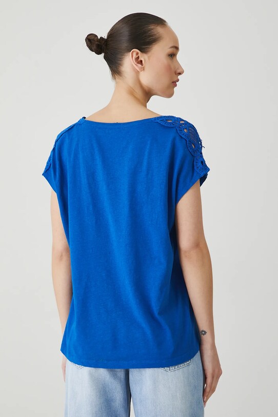 Medicine tricou din in albastru RS25.TSD711