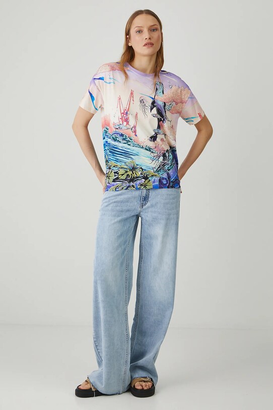 Medicine t-shirt bawełniany RS25.TSD720 multicolor RS25