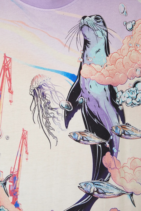 Medicine tricou din bumbac RS25.TSD720 multicolor