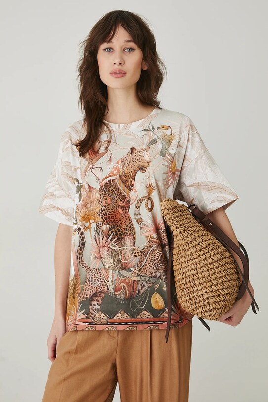 Medicine t-shirt wzorzyste multicolor RS25.TSD806
