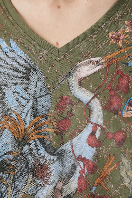 Medicine t-shirt bawełniany RS25.TSD810 zielony