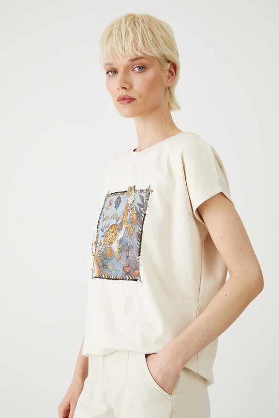 Medicine t-shirt beżowy RS25.TSD811