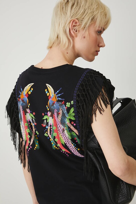 Medicine T-shirt in cotone RS25.TSD852 nero