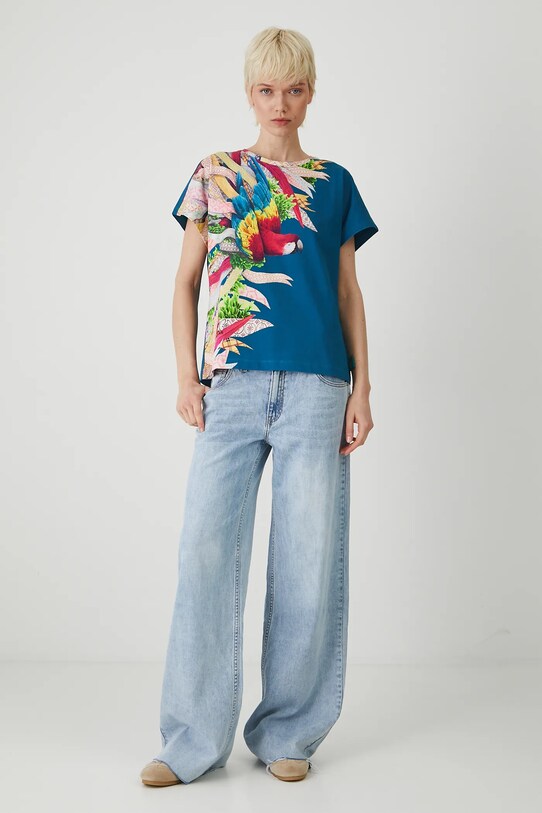 Abbigliamento Medicine T-shirt in cotone RS25.TSD853 turchese