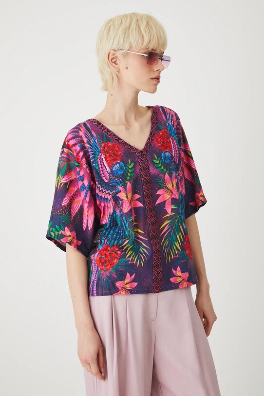 Medicine t-shirt bawełniany RS25.TSDA00 multicolor RS25