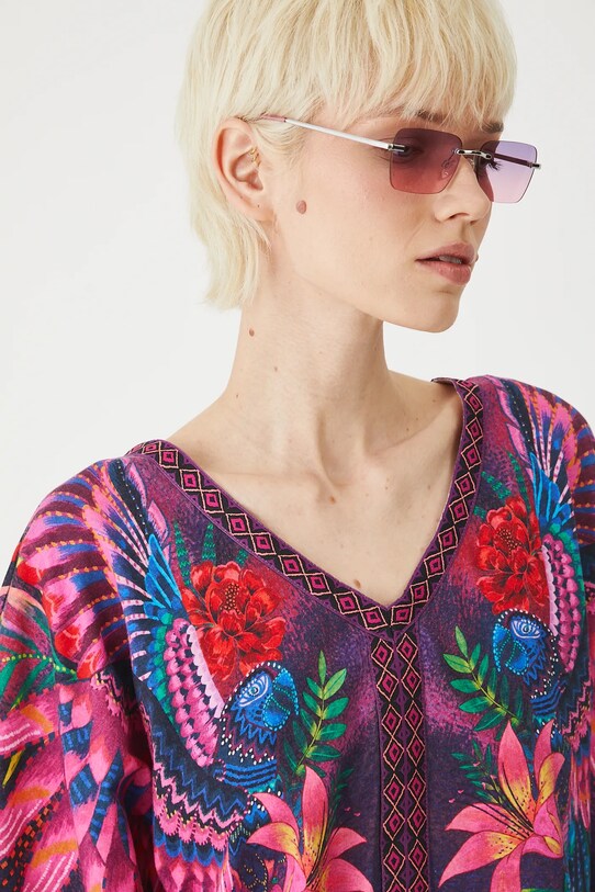 Medicine t-shirt bawełniany multicolor RS25.TSDA00