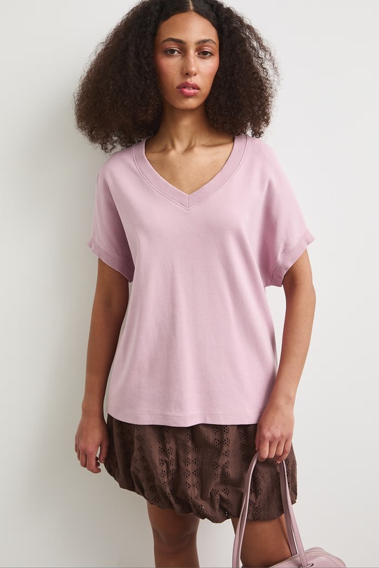 Одежда Хлопковая футболка Medicine RS25-TSDA06 розовый