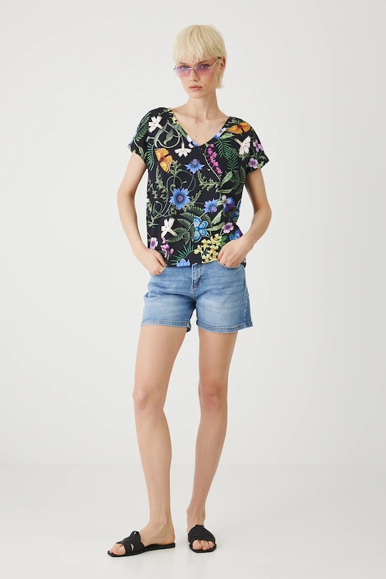 Odzież Medicine t-shirt bawełniany RS25.TSDA56 czarny